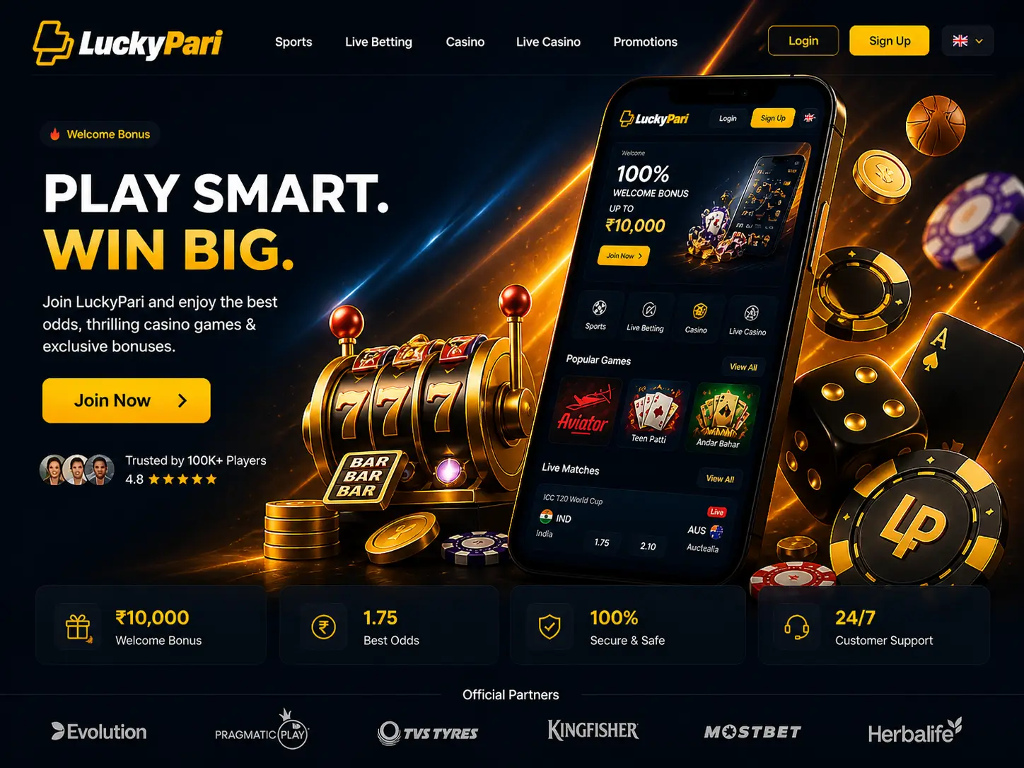 Lucky Pari - Sports Betting and Online Casino in Nigeria